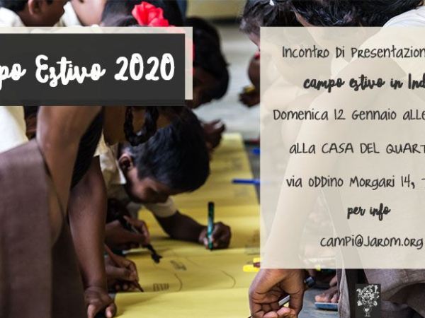 Campo in India 2020 – Incontro di&nbsp;presentazione
